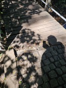 Foto: Vandalismus an der Brücke 