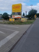 Foto: Unfallgefahr durch Entwässerungrinne  