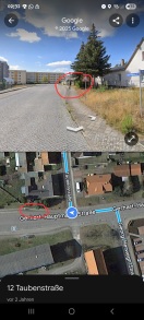 Foto: Fußgängerweg kaum nutzbar 