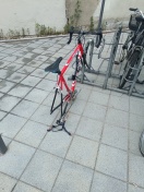 Foto: Herrenloses Fahrrad (defekt) 