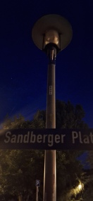 Foto: Defekte Straßenlaterne 