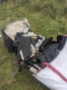 Foto: illegale Entsorgung BigPack mit Dachpappe 