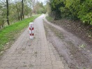 Foto: Fehlende Beschilderung: Radweg 