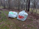 Foto: 2 Big-Bags mit Sondermüll im Wald abgestellt 