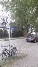 Foto: Altes Straßenschild 