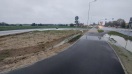 Foto: Unzureichende Entwässerung für den neuen Rad- und Wirtschaftsweg entlang der B102 in Neuschmerzke 