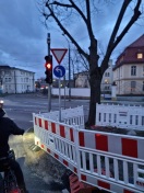 Foto: Defekte Ampel - Schulweg Grundschule 