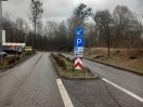 Foto: Verkehrt angebrachtes Verkehrszeichen 