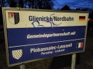 Foto: Schild für die Gemeindepartnerschaft wurde auf beiden Seiten beschmiert 