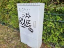 Foto: Verteilerkasten beschmiert 