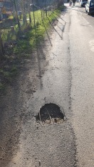 Foto: Schlagloch 
