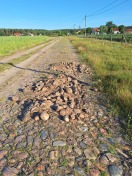 Foto: Massive Straßenschäden durch Tough Mudder Bauarbeiten 