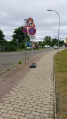 Foto: Entlang Vereinsstraße wieder Radwege blockiert  