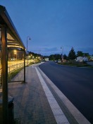 Foto: Bahnhofstraße. Richtung Bushaltestelle zum Bahnhof 