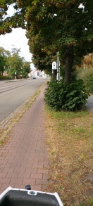 Foto: Benutzungspflichter Radweg bitte nachbessern  