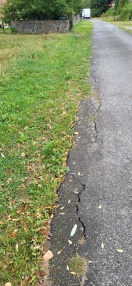 Foto: Straße beim Bau des Bürgerhauses in Mitleidenschaft gezogen 