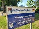 Foto: Schild für Partnerschaft wurde wieder beklebt 