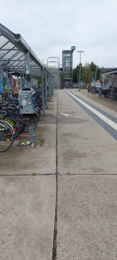 Foto: Defekter Abfallbehälter  
