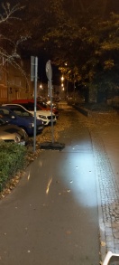 Foto: Gefährlicher Eingriff in den Radverkehr  