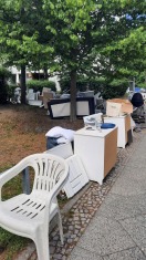 Foto: Wilde Deponie am Straßenrand 