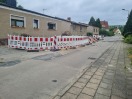 Foto: abgesperrte Baustelle  