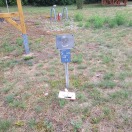 Foto: Hydrantenschild beschädigt  