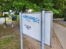 Foto: Schild mit Städtepartnerschaft wieder mal beschmiert 