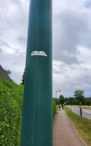 Foto: Defekte Straßenlaterne 