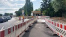 Foto: Immer noch kein Hinweis auf Geh- und Radweg an der Einfahrt bei Shell 