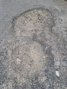 Foto: Schlagloch 