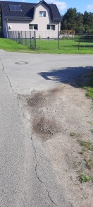 Foto: Schlaglöcher Schönwalde Briesener Weg Ecke Mühlenweg 