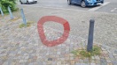 Foto: Absperrpoller fehlt 