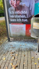 Foto: Scheibe kaputt 