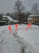 Foto: Unzureichender Winterdienst 