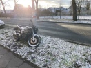 Foto: Defektes Motorrad 