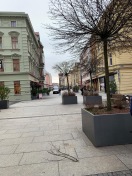 Foto: Durchfahrt Spremberger Str. mit Beschädigung  