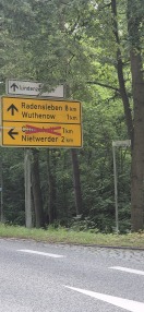 Foto: Altes Straßenschild 