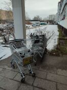 Foto: Gestohlene Einkaufswagen 