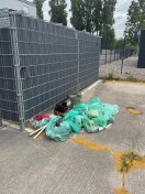 Foto: Wiederrechtliche Ablage von Müll 