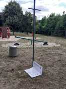 Foto: Hinweisschild auf Spielplatz 