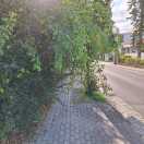 Foto: Kein Durchgang auf dem Gehweg  