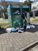 Foto: Kleidercontainer bei Netto Scotty  