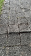 Foto: Gefährliche Stolperstelle - Bürgersteig 