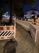 Foto: Straßensperrung  nicht korrekt 