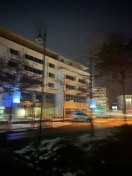 Foto: Zwei defekte Laternen 