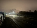 Foto: Lampe auf Brücke Glasower Damm DEFEKT/ AUS 