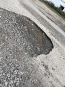 Foto: Schlaglöcher repariert, jetzt noch schlimmer 