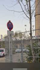 Foto: Sandparkplatz Halteverbot  