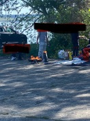 Foto: Rangsdorfer See- Betonplatte/Zufahrt über jühnsdorf  