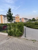 Foto: Schild falsch herum  